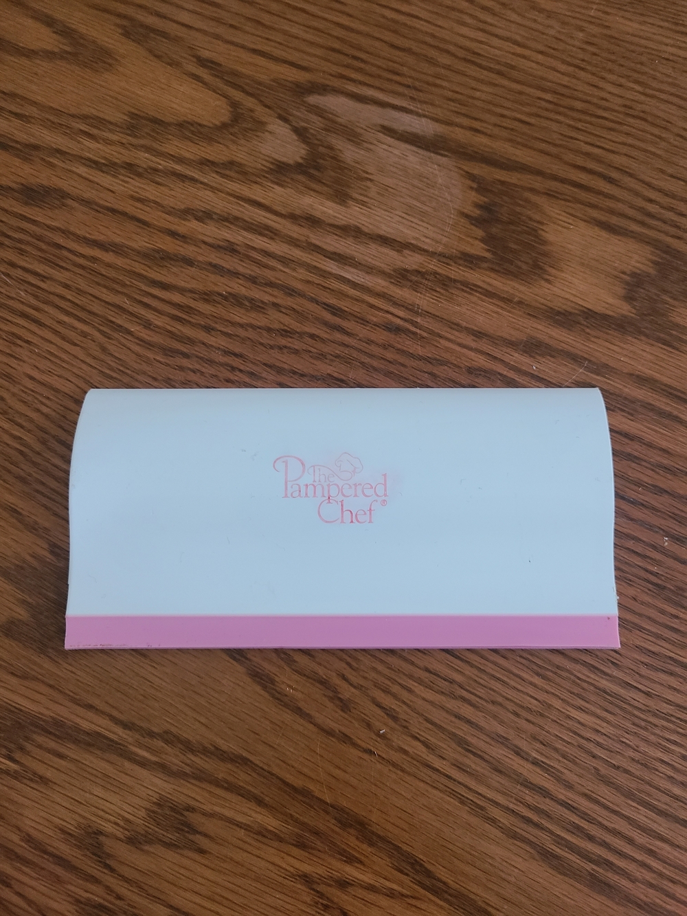 Pampered Chef Handy Scraper in a special pink edition